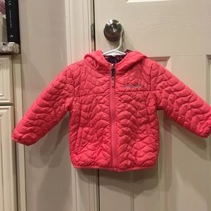 Infants Columbia reversible puffer coat
